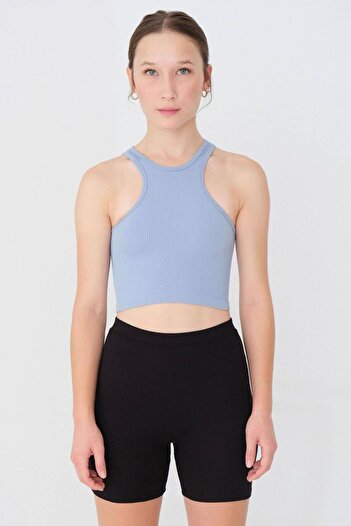 Addax Halter Collar Seamless Crop Athlete A0186-e13