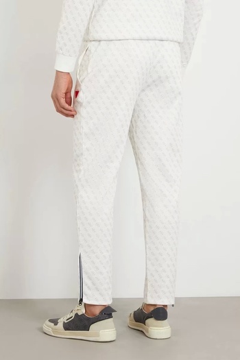 Guess KORBIN PANT Ανδρικό λευκό αθλητικό παντελόνι Z2BB05FL04Q-P05N