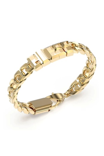 Guess Men's Gold Color Bracelet - Jgujuxb03205Jwygbks