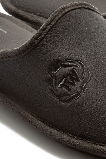 Twigy Mark Men's Black House Slippers - Size 41/46