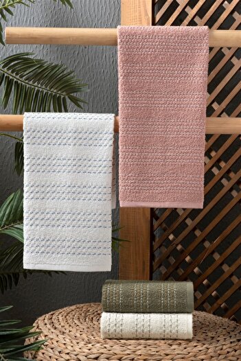 neşe home collection Lucien 4-Piece Kitchen Drying Towel Set 40x60