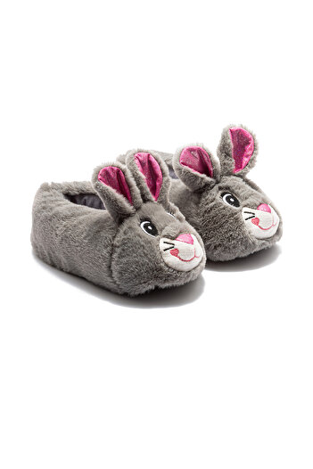 Twigy Gray Animal Nara Women's Slippers - Size 36/41