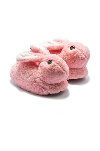 Twigy Pink Zulu Children's Animal Slippers - 30/35