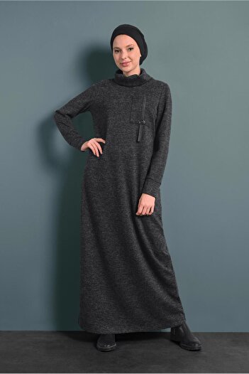 Alvina Knitting Dress with Ankle 40397
