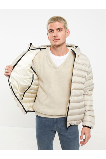 LC Waikiki Standard Mold Hooded Men's Puffer Coat