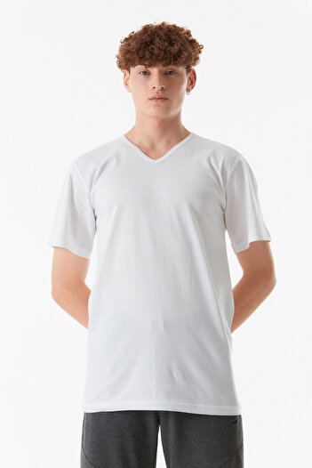 Fulla Moda Set of 2 V-Neck Basic T-Shirts