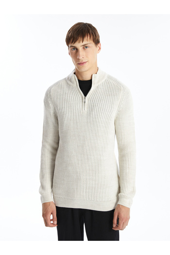 LC Waikiki Men's Stand Collar Long Sleeve Sweater - W46088Z8