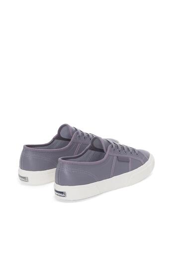 Superga 2750 Tumbled Leather Unisex Gri Sneaker