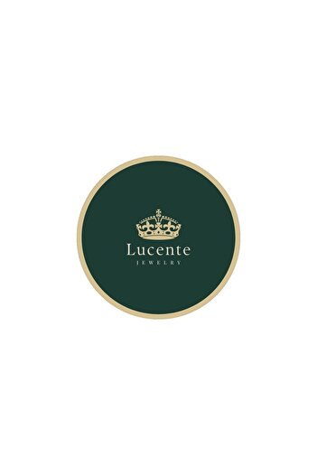 Lucente Jewellery Hediye Kutulu 925 Ayar Altın Gümüş Kaplama 3 Boyutlu Harf Kolye Isim Baş Harfli P Harfi Kolyesi