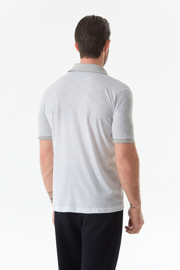 Fulla Moda Polo Neck Printed T-Shirt