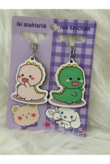 Hediyedukkani Keychain Double, Lover, Couple, Two Keychain, Couple Keychain