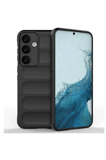 m.tk moveteck Samsung Galaxy S24 Fe Case with Camera Protection Embossed Soft Colorful Silicone Cover Inside Velvet