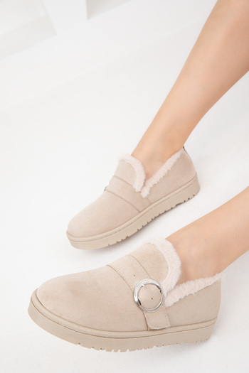 SOHO Suede Γυναικείες Μπότες - Χρώμα δέρματος, Μοντέλο 19854