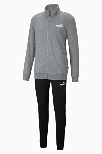 Puma Medium Gray Heather Themed Clean Sweat Suit