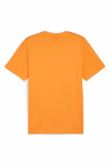 Puma Ess Logo Tee Clementine Erkek Tişört 586667-58 TURUNCU