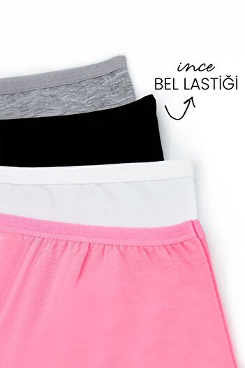 Öts Girl's Colorful 5-Piece Lycra Boxer Tights