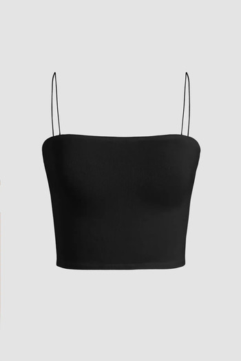 Hiccup Square Neck Crop Top