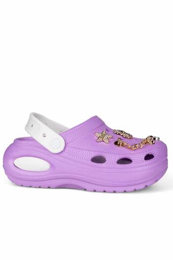 rekorsport Women's High-Sole and Rhinestone Slippers - Comfort Daily Shoes for Sea, Pool, Sabo, Doctor, Nurse and Hospital