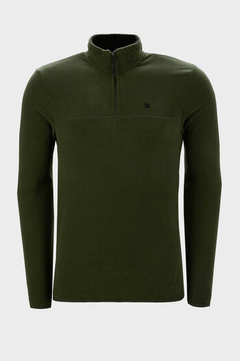 Buratti Ανδρικό Winter Fleece - Slim Fit, Anti-pilling, Bato Collar, Non-pilling 5906001