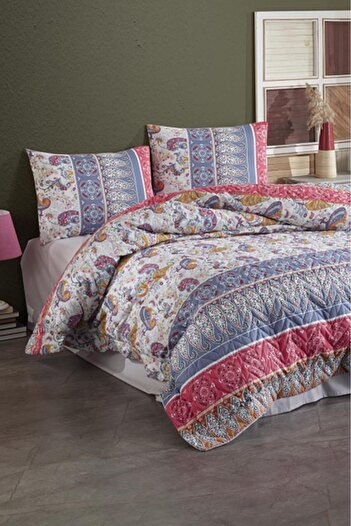 Kristal Gray Single Four Season Duvet Cover Set - Hayal