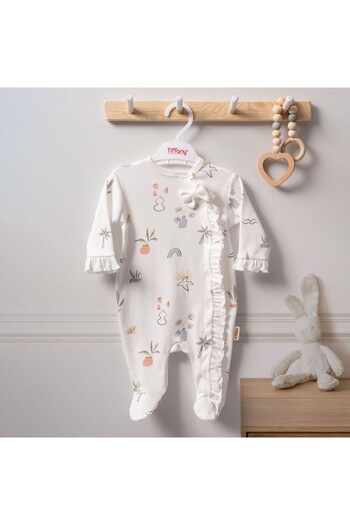 Tiffany Baby Sunny Garden Baby Jumpsuit with Booties 2410040