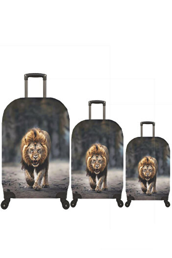 MY SARACİYE (My # 88 Aslan) Luggage Cover Set (Cabin, Medium and Large)