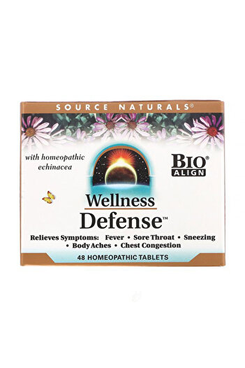 source naturals Wellness Cold and Flu, 48 Tablets