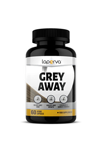 Laperva Grey Away, 60 Veggie Capsules,healthy Hair Growth.