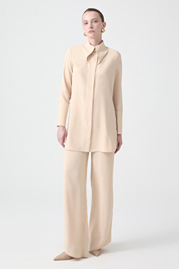 Touché Privé Payet Detail Crepe Shirt