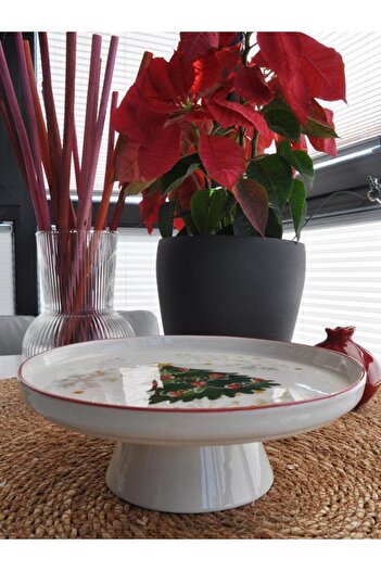 M'art Home Yeniyıl 2025 Yılbaşı Kek Standı- 20 cm.