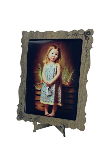 afili toys Daisy Patterned Small Wooden Picture Frame
