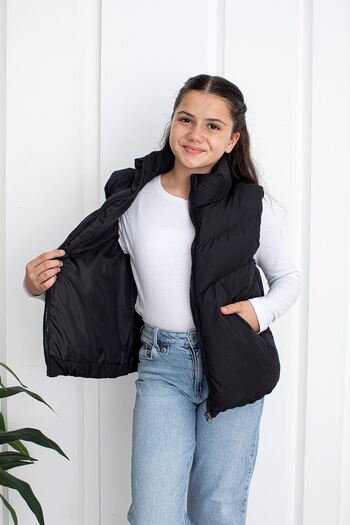Jomoti Unisex Black Children's Vest