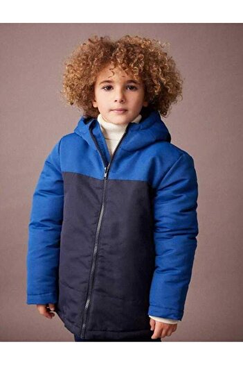 DeFacto Boy's Navy Coat A2521a8