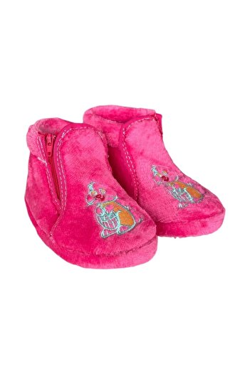Liger Pink Children's Shoes - Zippered Home Boots, Nursery and School Shoes