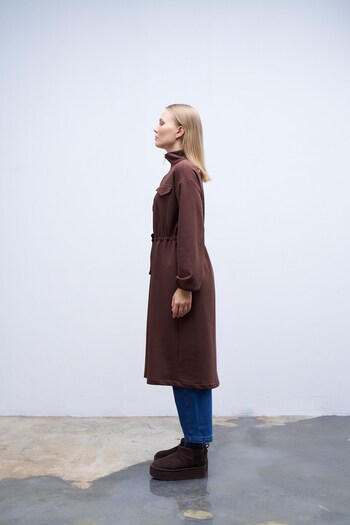 QANU Brown Tunnel Sweatshirt