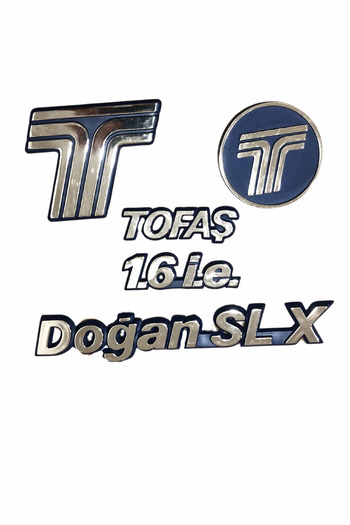 MEF Set de litere Fiat Tofaş Doğan Slx 1.6İE Set de litere pentru portbagajul jaluzelelor