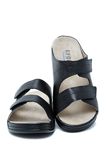 Kifidis Women's Removable Anatomical Leather Slippers 36-41