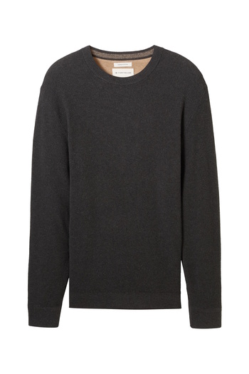 Tom Tailor Pullover Strickpullover R-Ausschnitt