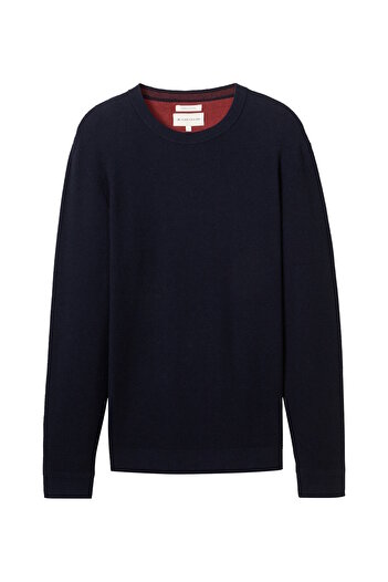 Tom Tailor Pullover Strickpullover R-Ausschnitt