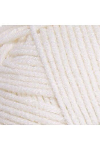 Yarnart Yarn Art Jeans Bamboo El Örgü İpi, Alb-102