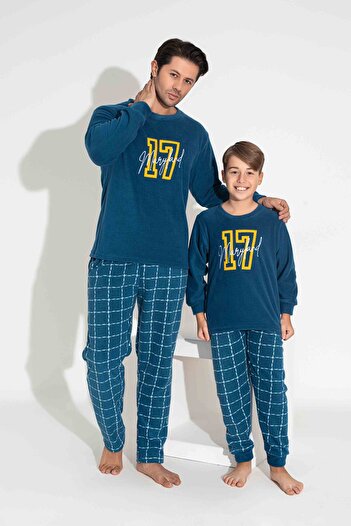 MEBA Men's Father-Son Wellsoft Polar Pajama Set