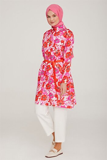 Armine Tunik 22k4837 Parlak Kırmızı