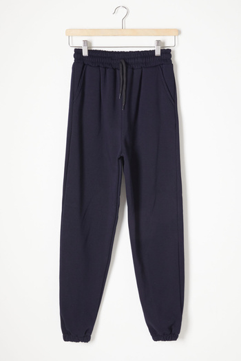 Cansın Mini Navy Blue Παιδικό Φούτερ με Τρείς Κλωστές με Ελαστική Μέση 16762