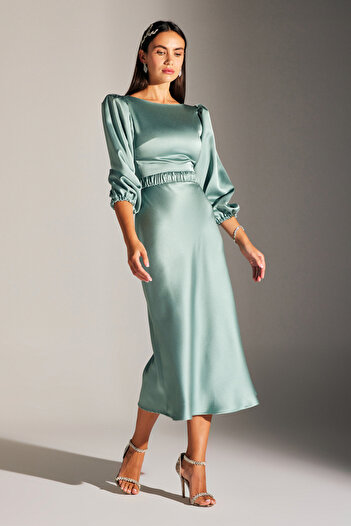 BETTY & SAM Φόρεμα αρραβώνων Heleny Special Design WATER GREEN