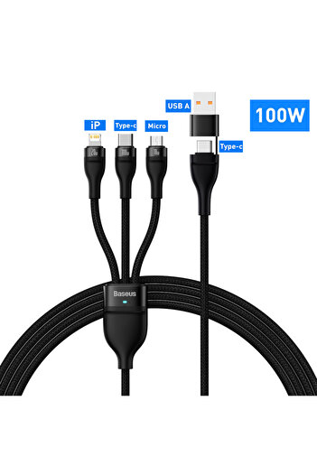 Baseus 100w 3 In 2 Usb Cable For Macbook Fast Charging 20w Usb Type C Cable