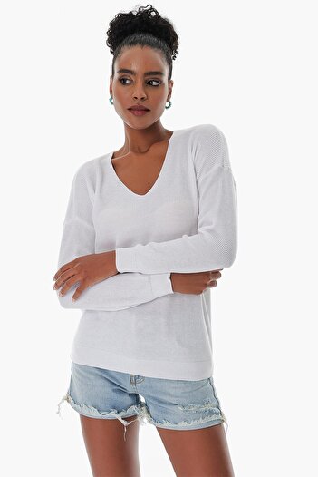 CHUBA Women's Cotton Thessaloniki Sweater and White Sweater 23S1004
