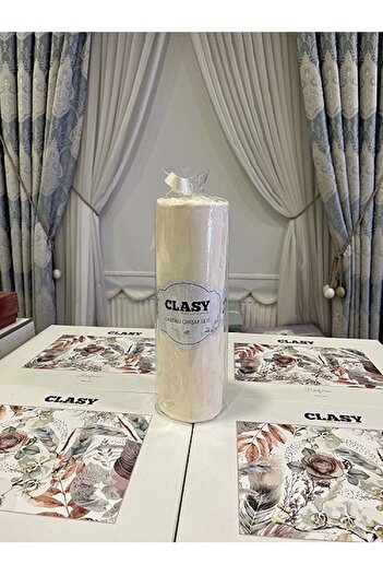 Clasy Minel Single Fitted Sheet Ecru 120X200