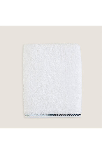 Chakra Madeline 50X90 cm White/Marin Blue Face Towel