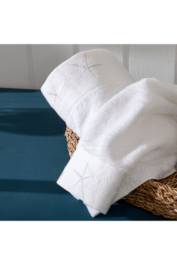 Chakra White Starline 30X50 cm Hand Towel