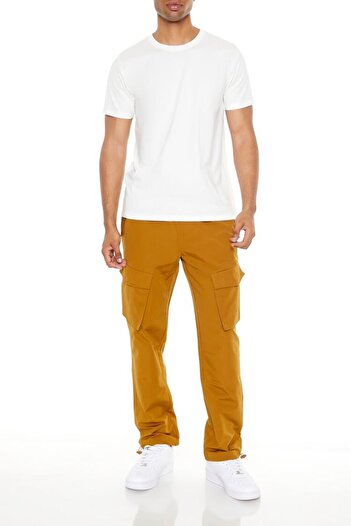 Forever 21 Slim-Fit İpli Kargo Pantolon